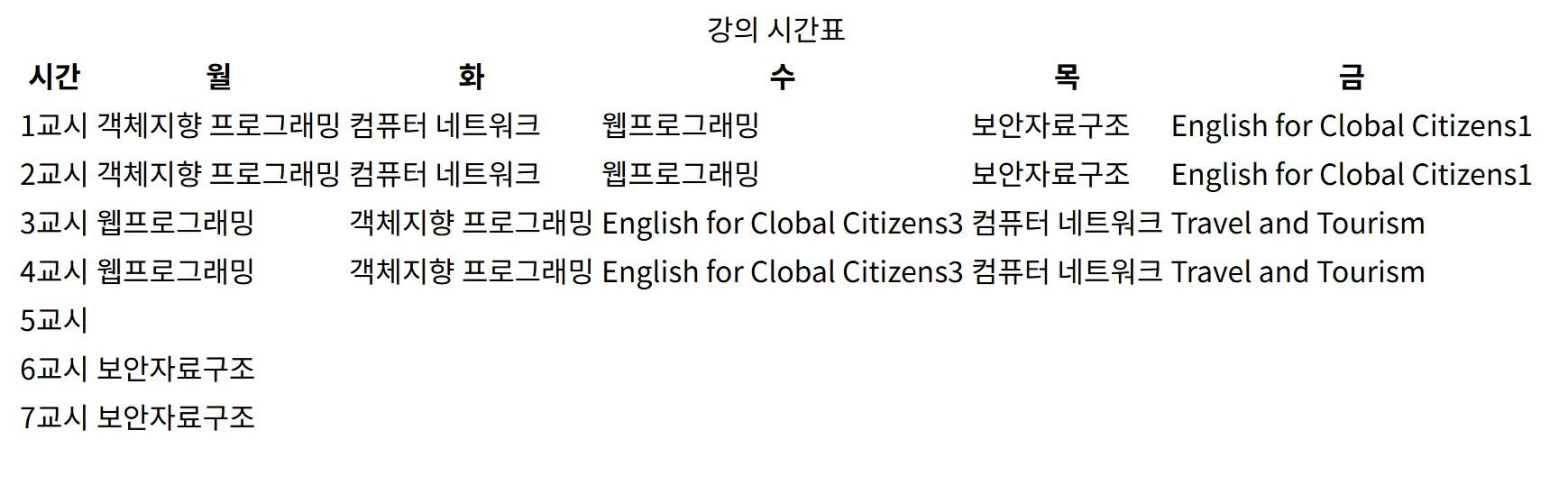 두 번째 과제